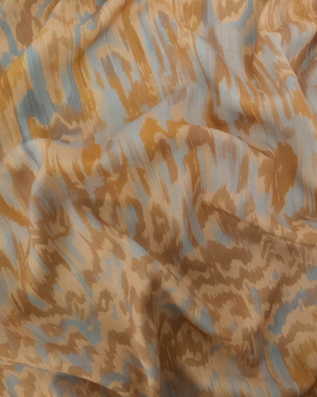 Popeline de Viscose Imprimée Zelli Terra - Mercerine
