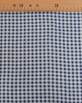 Tissu Double Gaze Imprimée à Carreaux pour Confection - Mercerine