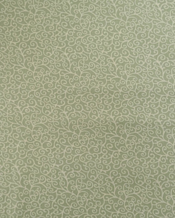 Popeline de Coton Rouleau Sauge - 110 cm - Mercerine