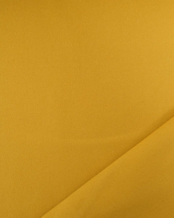 Tissu Coton Uni Canvas Moutarde - Mercerine