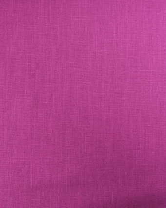 Tissu Lin Ramie Coton Raspberry - Mercerine