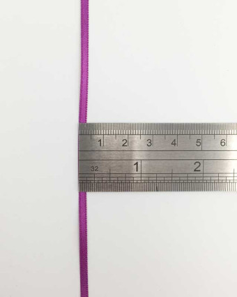 Coupon - Ruban satin violet amarena