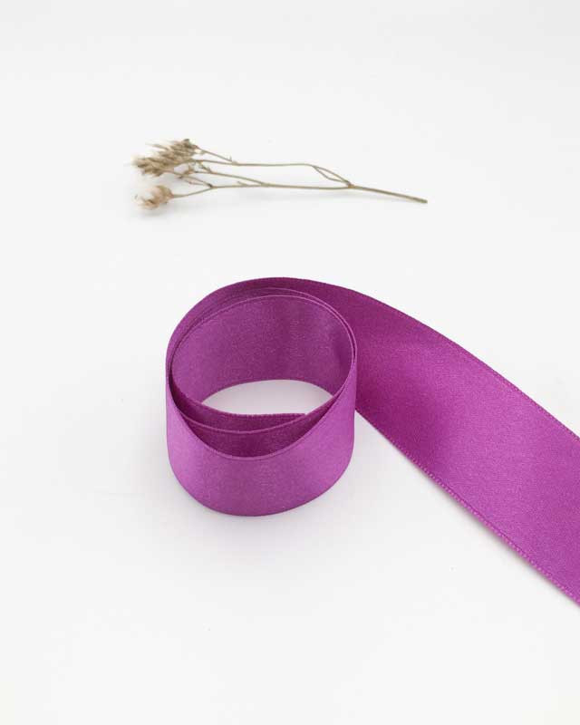 Coupon - Ruban satin violet amarena