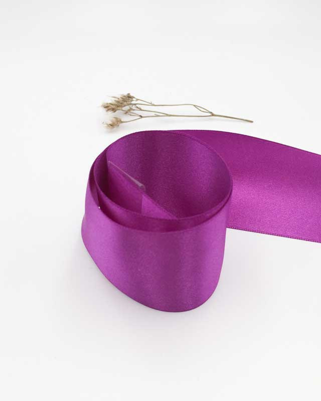 Coupon - Ruban satin violet amarena