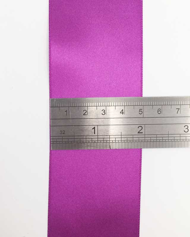 Coupon - Ruban satin violet amarena