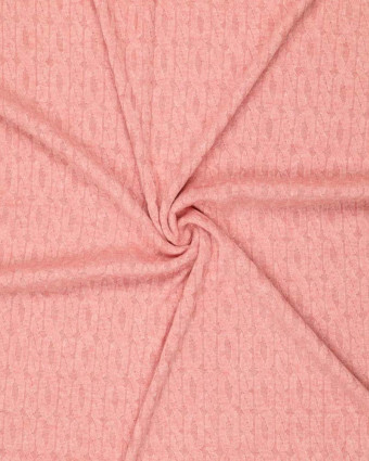 Maille effet jersey corail oekotex - Mercerine