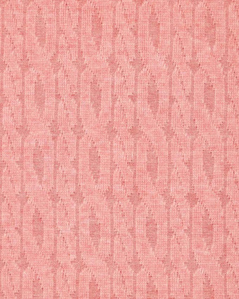 Tissu Maille effet jersey orange oekotex - Mercerine