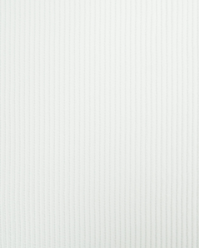 Tissu Velours  Cotelé Blanc Oekotex - Mercerine