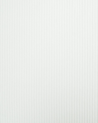 Tissu Velours  Cotelé Blanc Oekotex - Mercerine
