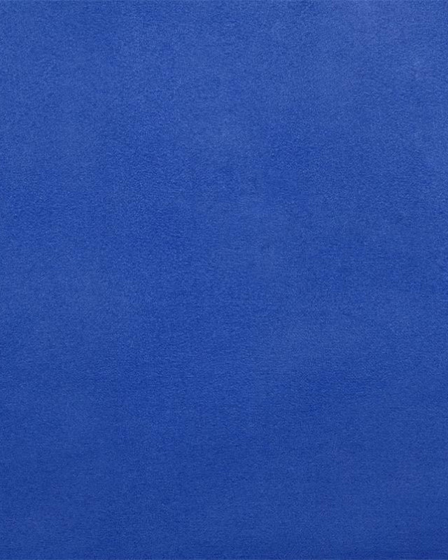 Tissu Velours Microfibre Ameublement Bleu Roi - Mercerine