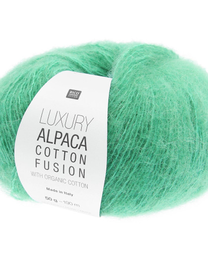 Fil à tricoter Luxury Alpaca Cotton Fusion 52% Alpaga - Rico Design - Mercerine
