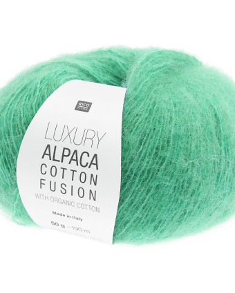 Fil à tricoter Luxury Alpaca Cotton Fusion 52% Alpaga - Rico Design - Mercerine
