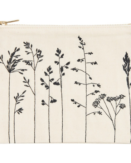 Kit Broderie Pochette - Fleurs et Herbes - Rico Design - Mercerine