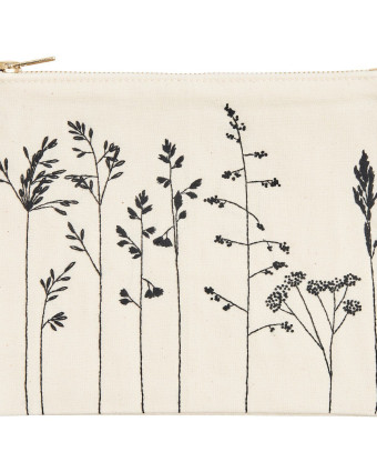 Kit Broderie Pochette - Fleurs et Herbes - Rico Design - Mercerine