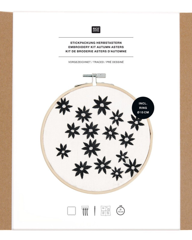 Kit Broderie - Etoile d'Automne - Rico Design - Mercerine