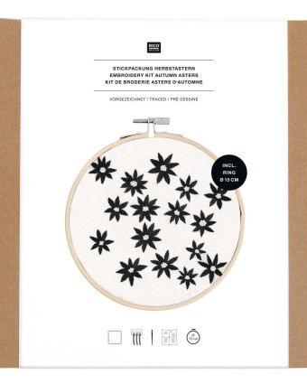Kit Broderie - Etoile d'Automne - Rico Design - Mercerine