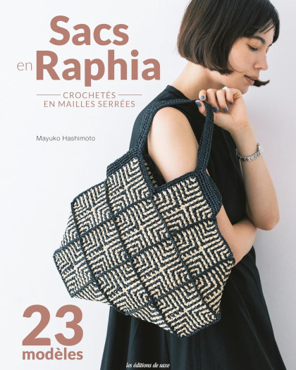Livre Crochet - Sacs en Raphia Mailles en Serrées - Mercerine