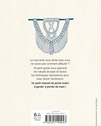 Livre Macramé - Mon p'tit cours de poche, les techniques de base - Mercerine