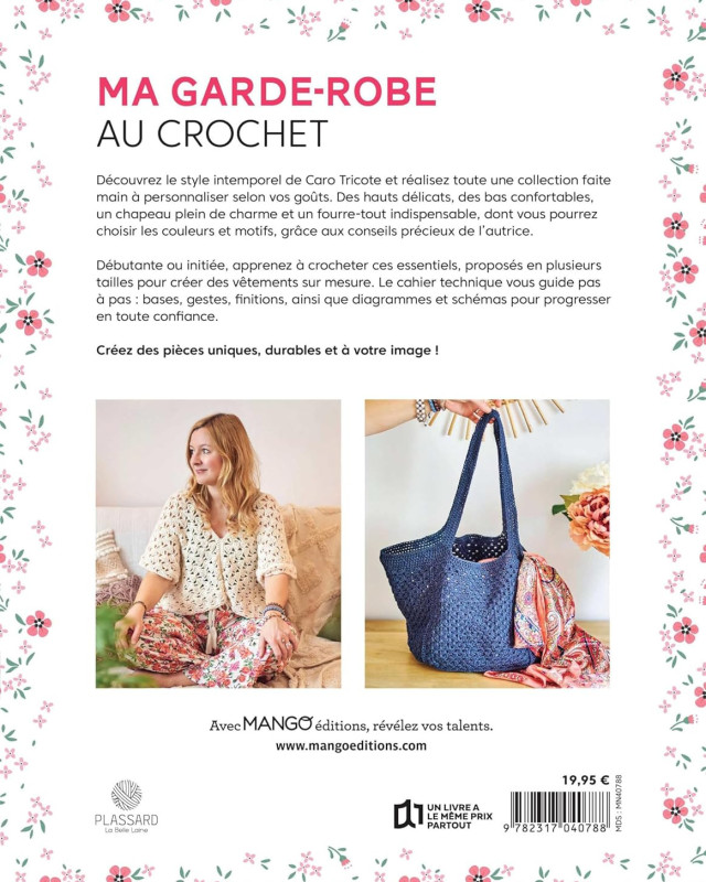 Livre Crochet - Ma garde robe au crochet, 8 modèles - Mercerine