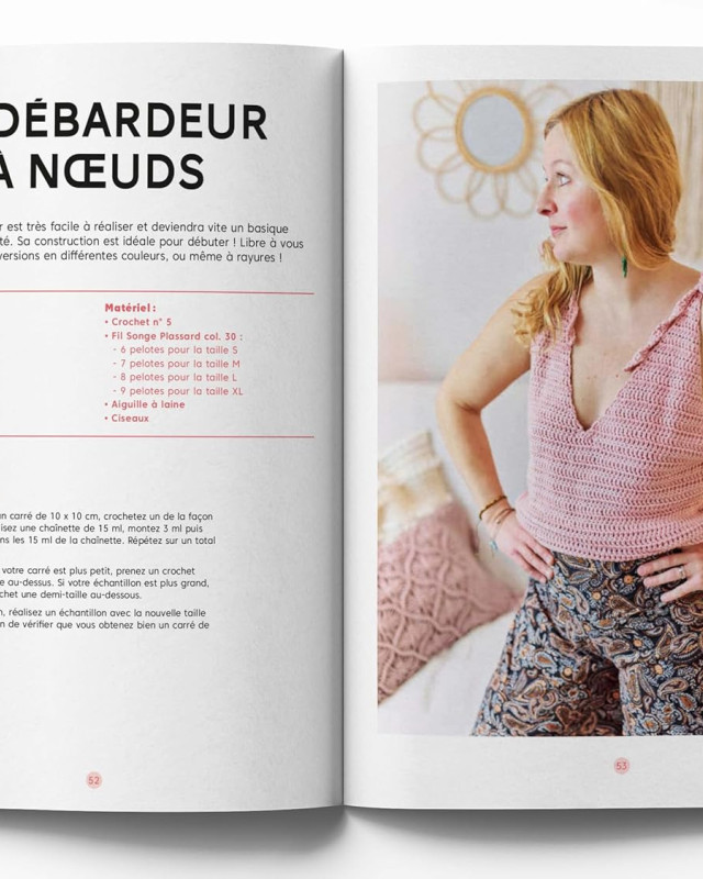 Livre Crochet - Ma garde robe au crochet, 8 modèles - Mercerine