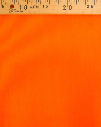 Tissu Velours Côtelé Mandarine Oekotex   - Mercerine