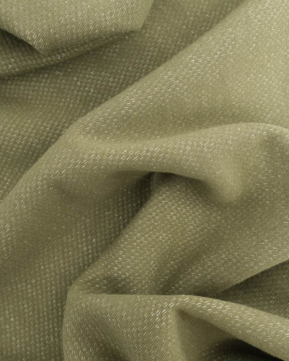 Sweat Effet Lave Kaki - Mercerine