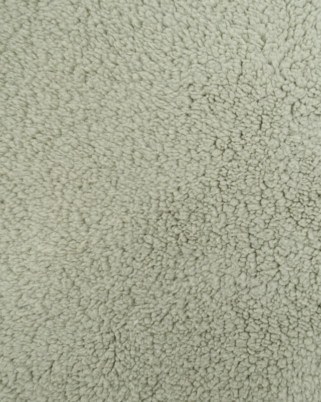Tissu Sherpa Uni Sauge - Mercerine