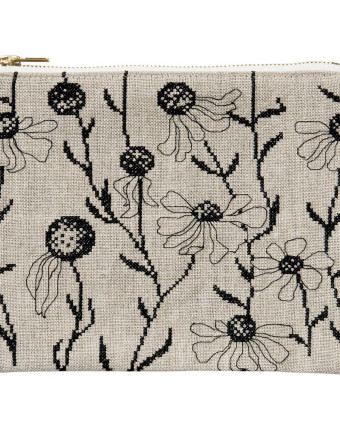 Kit Broderie Pochette - Echinacée - Rico Design - Mercerine