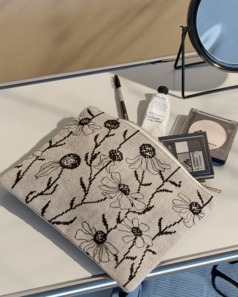 Kit Broderie Pochette - Echinacée - Rico Design - Mercerine