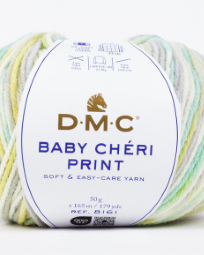 Fil à tricoter Baby Chéri Print 55% Polyamide - DMC - Mercerine