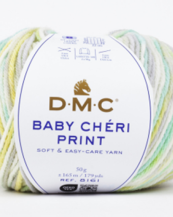 Fil à tricoter Baby Chéri Print 55% Polyamide - DMC - Mercerine