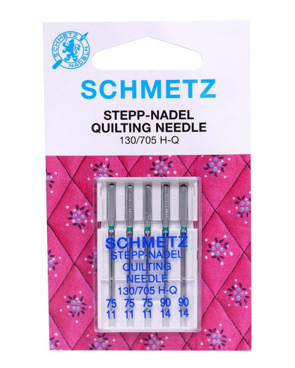 Aiguilles quilting needle 75/11 et 90/14 : aiguilles machines Schmetz - Mercerine