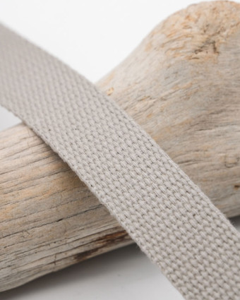 Sangle Coton Gris Clair - Mercerine