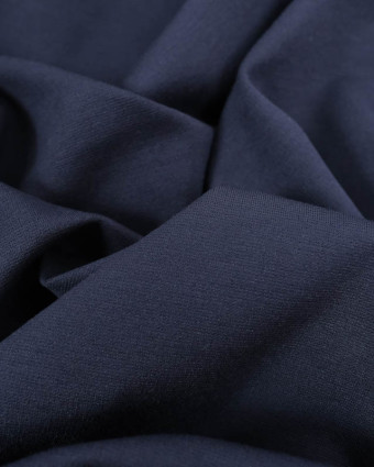 Tissu Jersey Milano Bleu Nuit - Mercerine