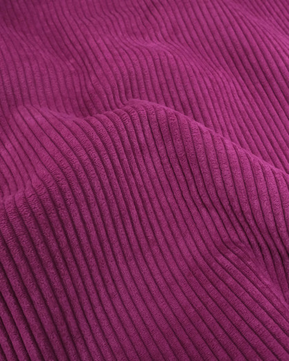 Velours Côtelé Huggy Aubergine - Mercerine