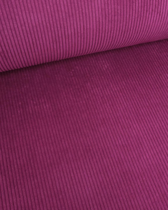 Velours Côtelé Huggy Aubergine - Mercerine