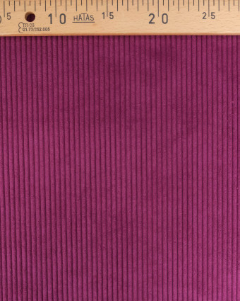 Velours Côtelé Huggy Aubergine - Mercerine