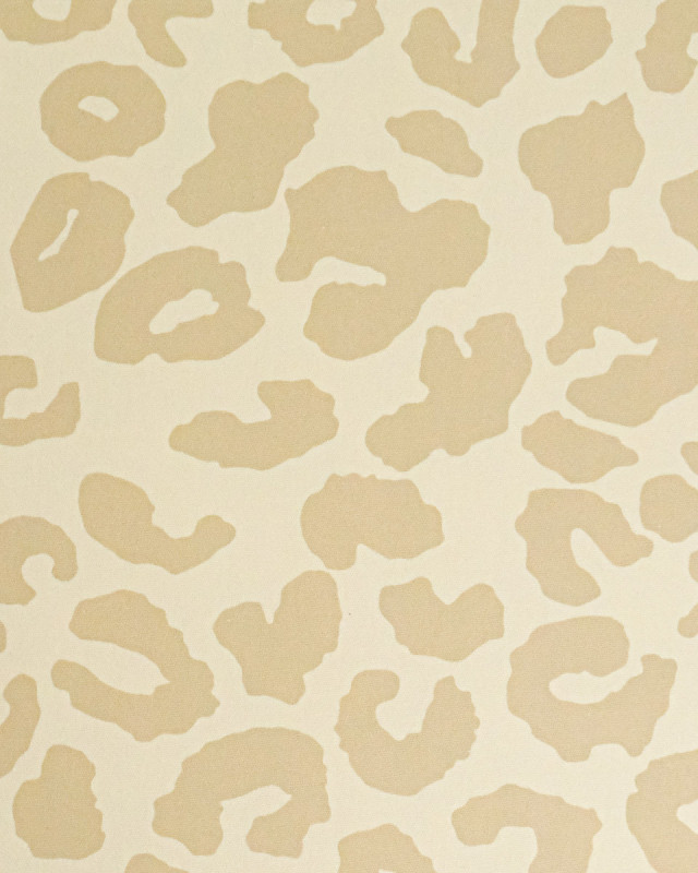 Toile Canvas Léopard Fond Naturel Beige - Mercerine