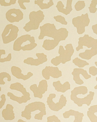 Toile Canvas Léopard Fond Naturel Beige - Mercerine