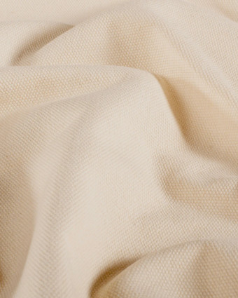 Tissu Toile Canvas Epaisse Ecru - Mercerine