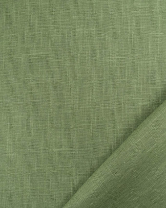 Tissu Lin Ramie Coton Olive - Mercerine