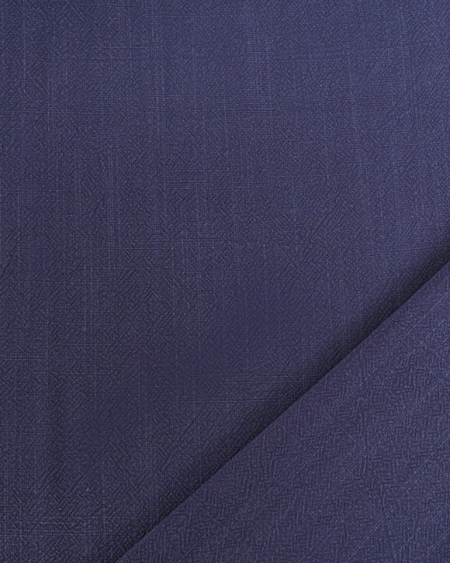 Tissu Lin Lavé Viscose Indigo Luna - Mercerine