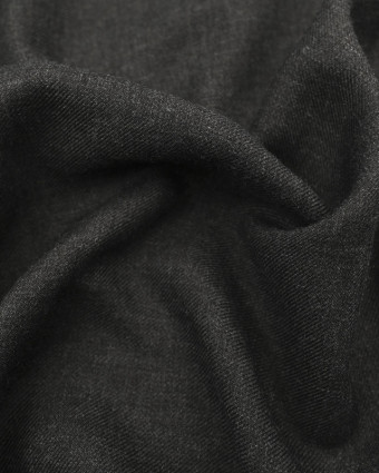 Sergé souple Gris Foncé