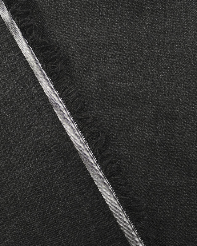 Sergé souple Gris Foncé  - Mercerine