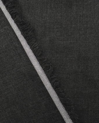 Sergé souple Gris Foncé  - Mercerine