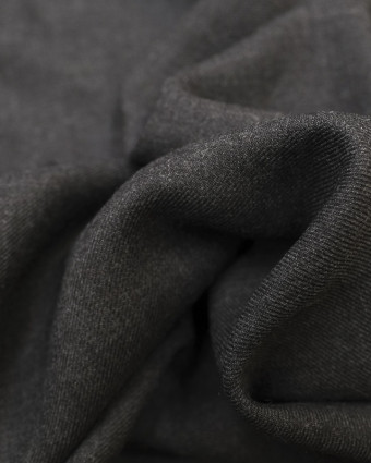 Sergé souple Gris Foncé  - Mercerine