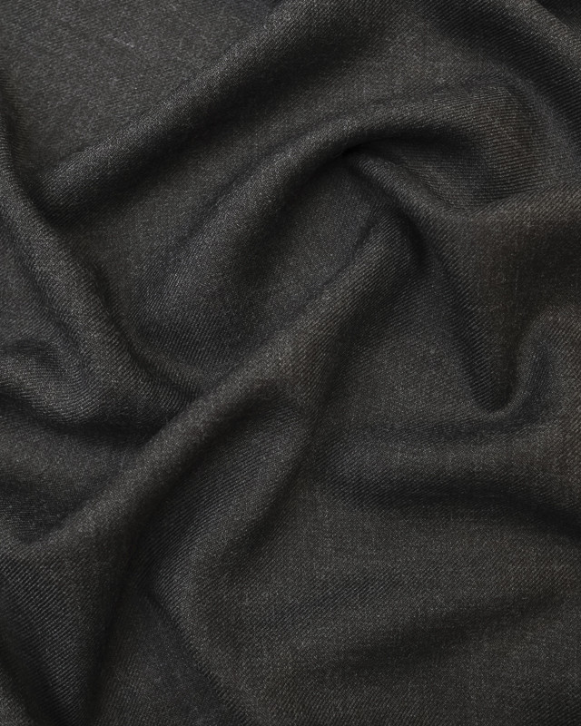 Sergé souple Gris Foncé  - Mercerine