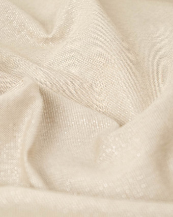 Aspect Lin Lurex Naturel Argent - Mercerine
