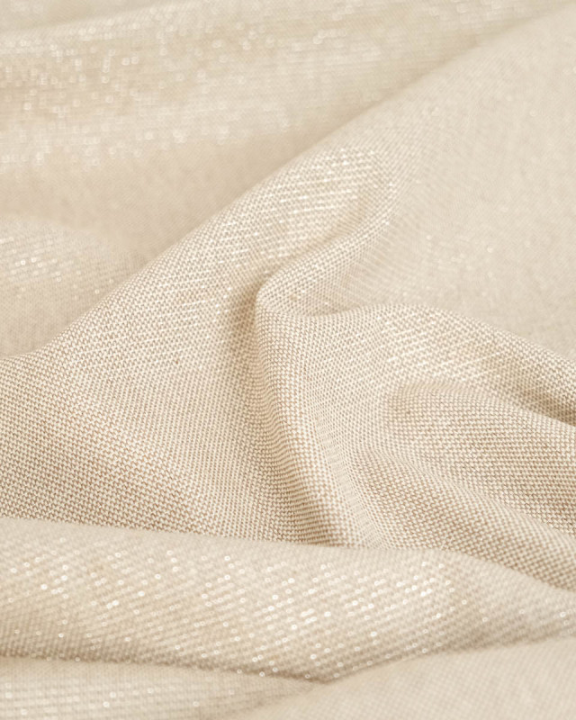Aspect Lin Lurex Naturel Argent - Mercerine