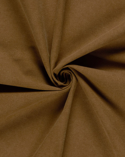 Tissu Toile Canvas Epaisse Marron - Mercerine